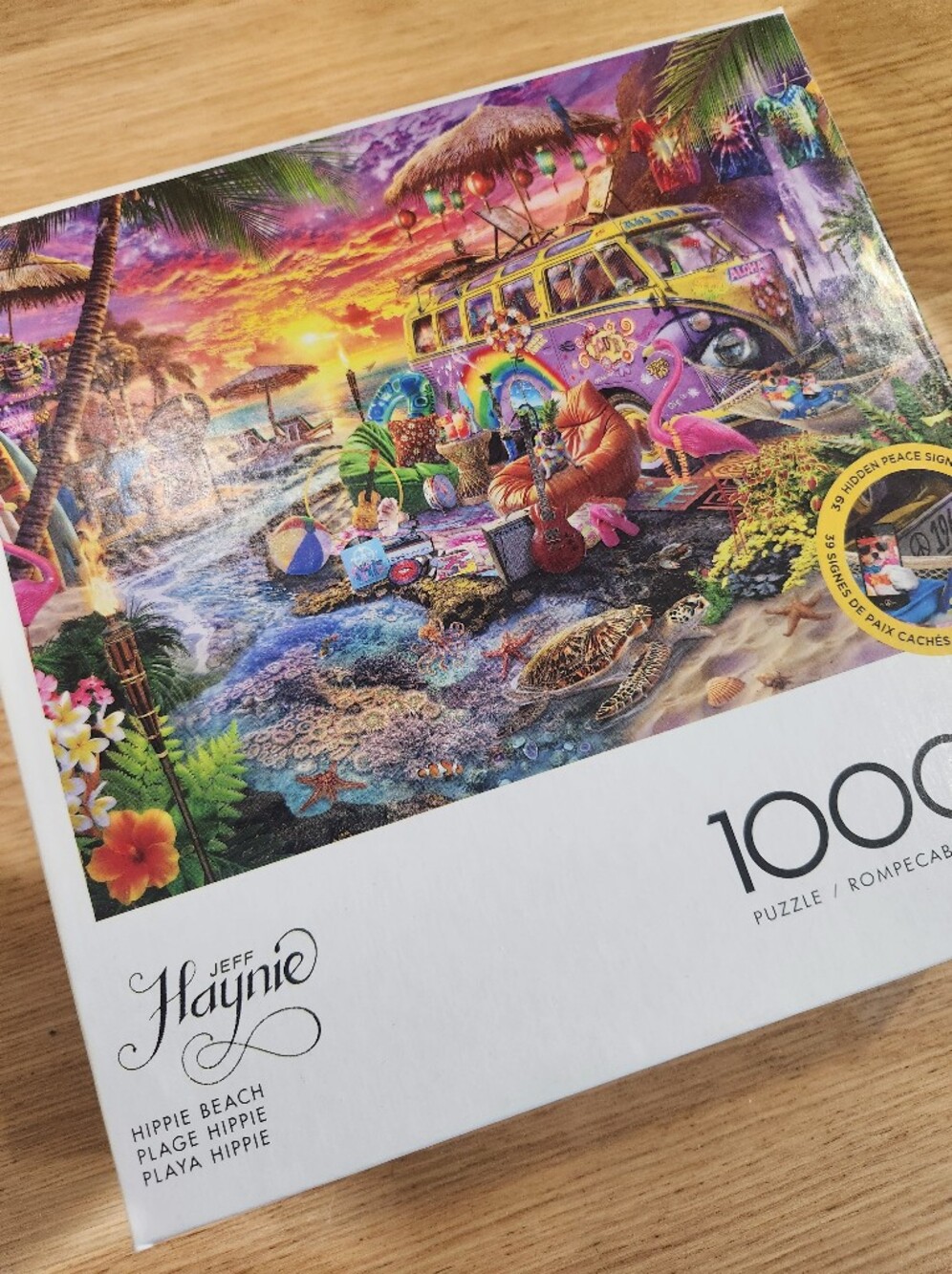 Jeff Haynie Hippie Beach 1000 Piece Jigsaw Puzzle